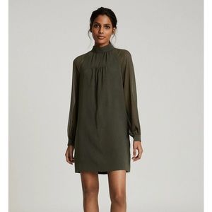 Reiss Olive Green Dress